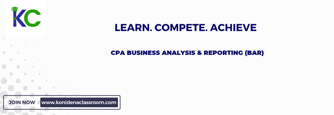 CPA Business Analysis & Reporting (BAR)