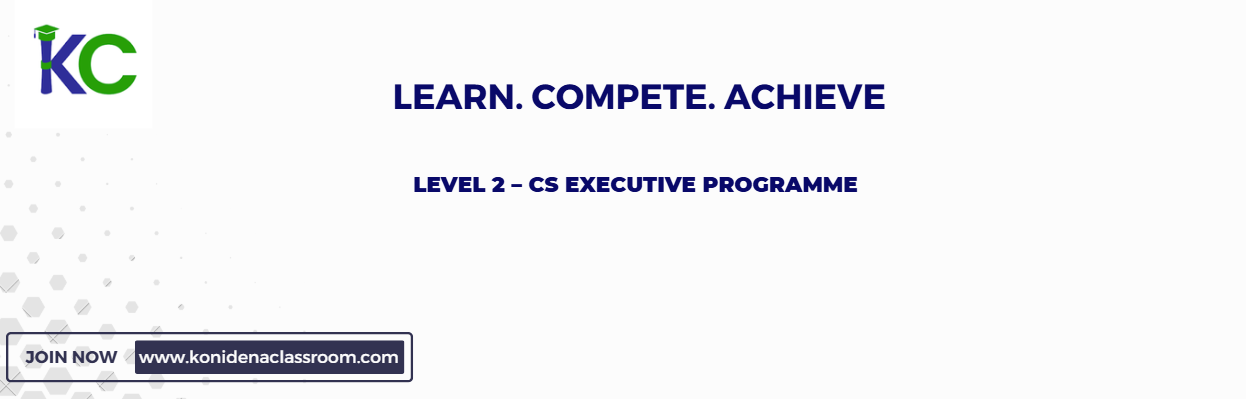 CS Level 2  –  CS Executive Programme