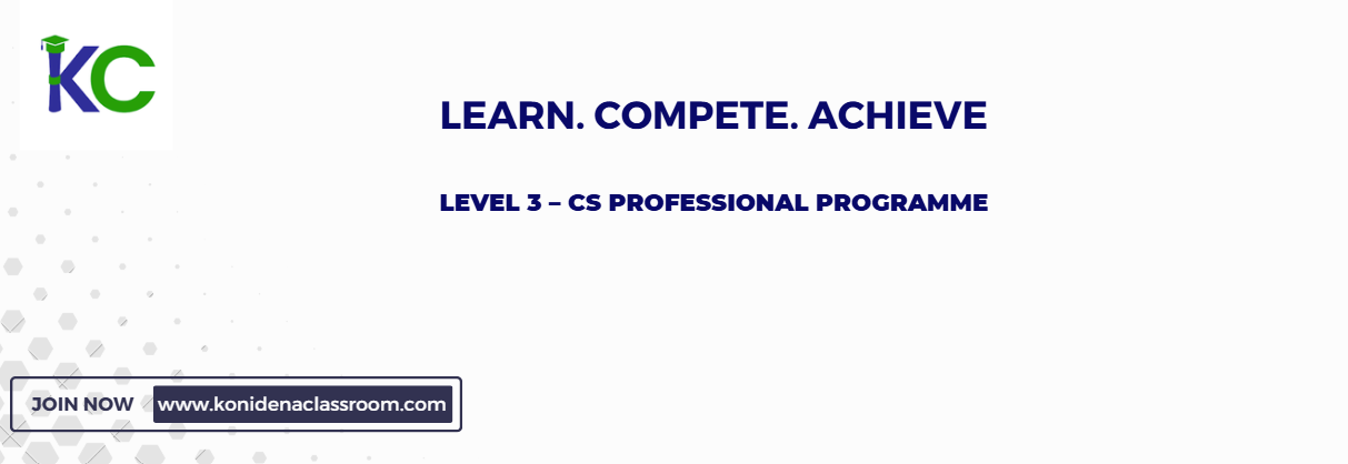 Level 3  –  CS Professional Programme