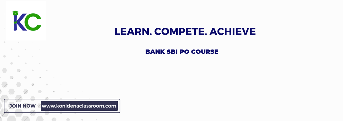 SBI PO Course